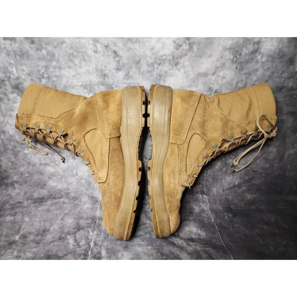 Belleville AFTWC Military Combat Boots Gortex Tan Certified Safe to Fly Size 9.5